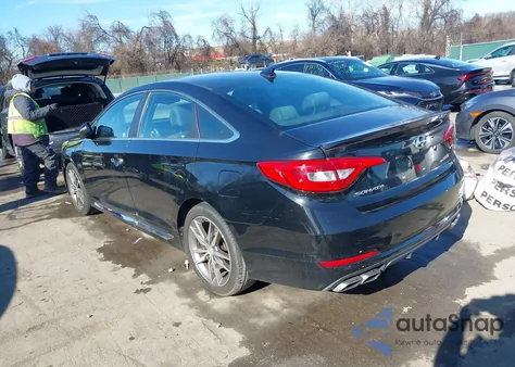 2017 Hyundai Sonata Sport 2.0T из США, поврежденный, VIN 5NPE34AB5HH556324